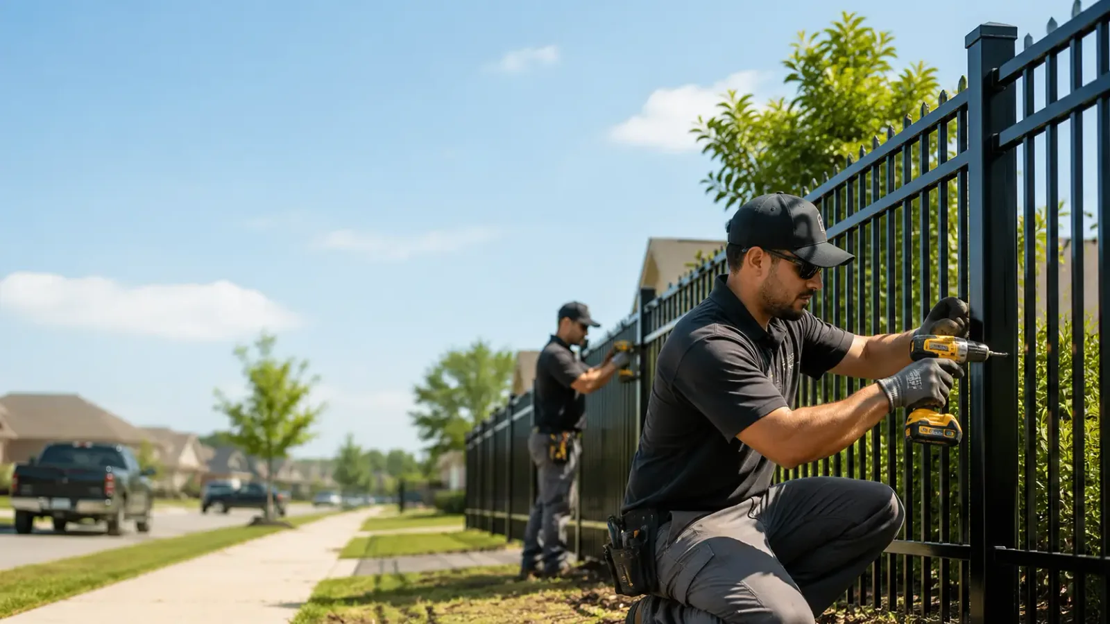 Metal Fence Installation in Pickton, TX